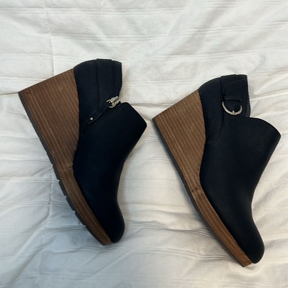 Dr. Scholl’s Wedge Bootie Black Size 7 - Picture 4 of 7